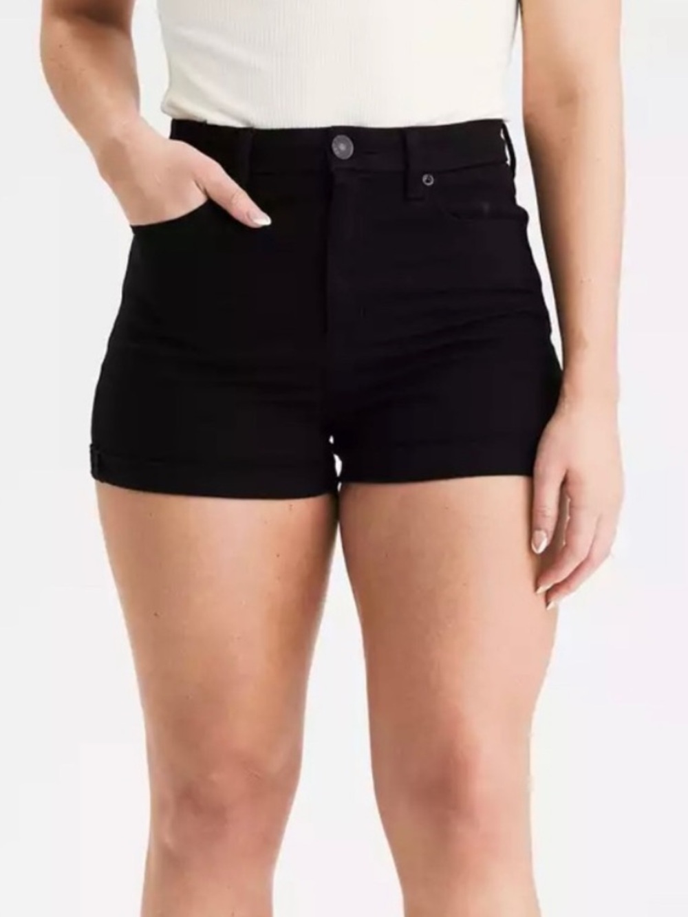 American Eagle Outfitters Black Women's Chino Shorts